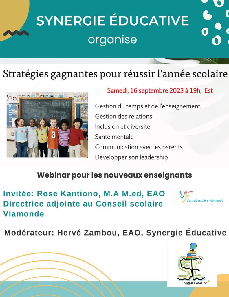Webinar pour Les Nouveaux enseignants